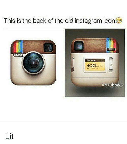 500x566 This Is The Back Of The Old Instagram Icon Instal