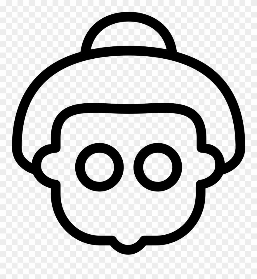 880x956 Old Woman Icon