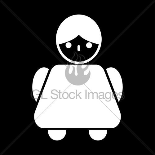 500x500 Old Woman Icon Gl Stock Images