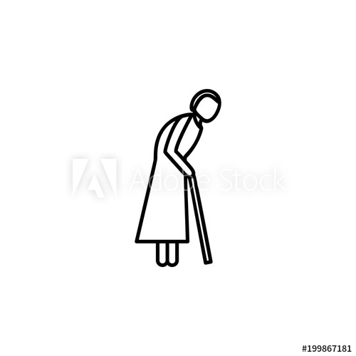 500x500 Old Lady Icon Element Of Family For Mobile Concept And Web Apps