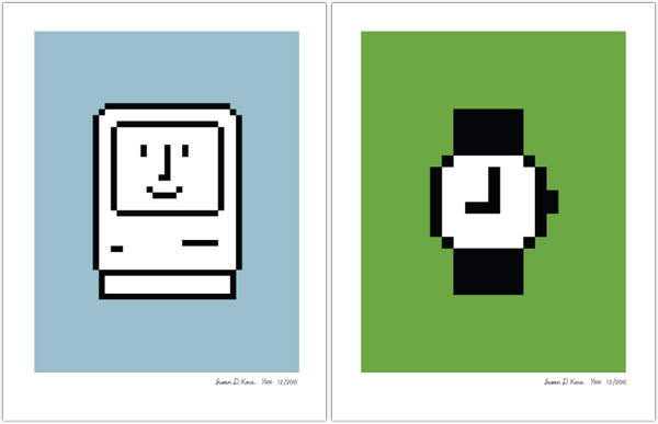 600x387 Susan Kare Classic Mac Icon Prints