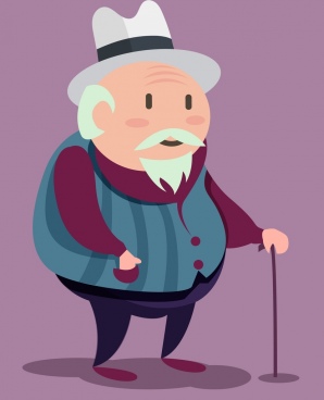 298x368 Old Man Icon Free Vector Download
