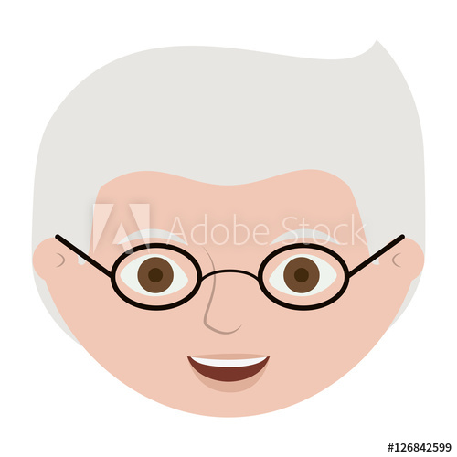 500x500 Grandfather Cartoon Icon Old Person Man Male And Avatar Theme