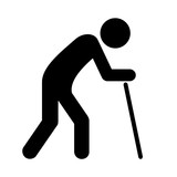 160x160 Old Person Icon Stock Image And Royalty Free Vector