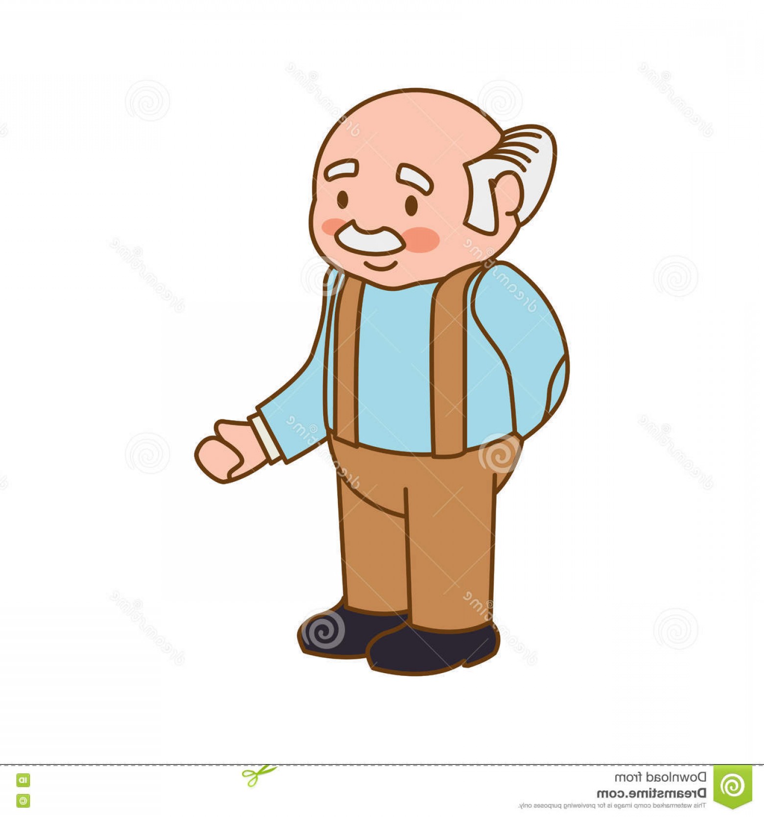 1560x1668 Stock Illustration Grandfather Old Person Man Male Icon Vector