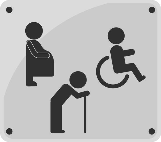 553x490 Toilet Sign Icon Disabled Person, Pregnant Woman And Old Man