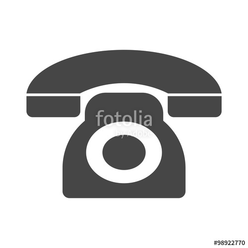 500x500 Old Phone Icon Stock Image And Royalty Free Vector