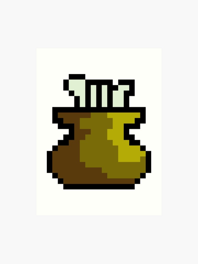 750x1000 Oldschool Runescape Cooking Icon Art Print