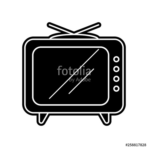 500x500 Old Tv Icon Element Of Media Tool For Mobile Concept And Web Apps