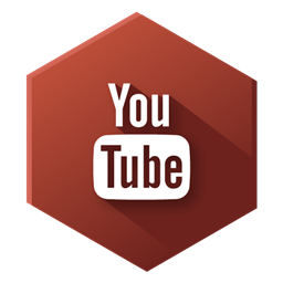 256x256 Youtube Old Icon Hexagonal Social Iconset Designbolts