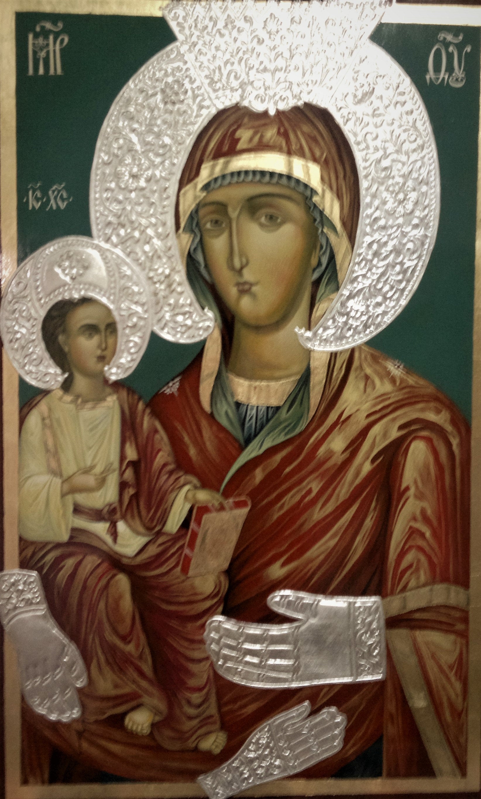 1644x2731 Icon Of The Blessed Virgin Mary Mother Of Jesus With Three Hands
