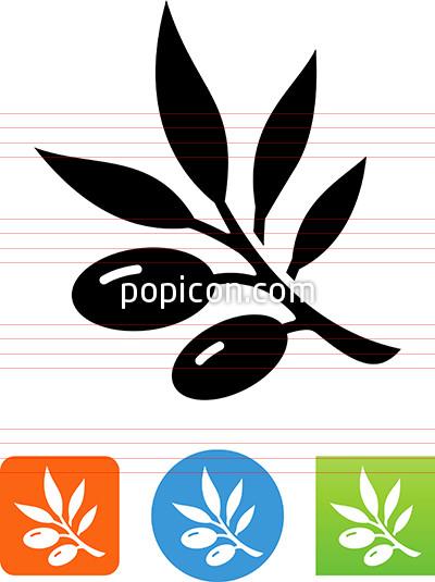 400x535 Olives On A Branch Icon