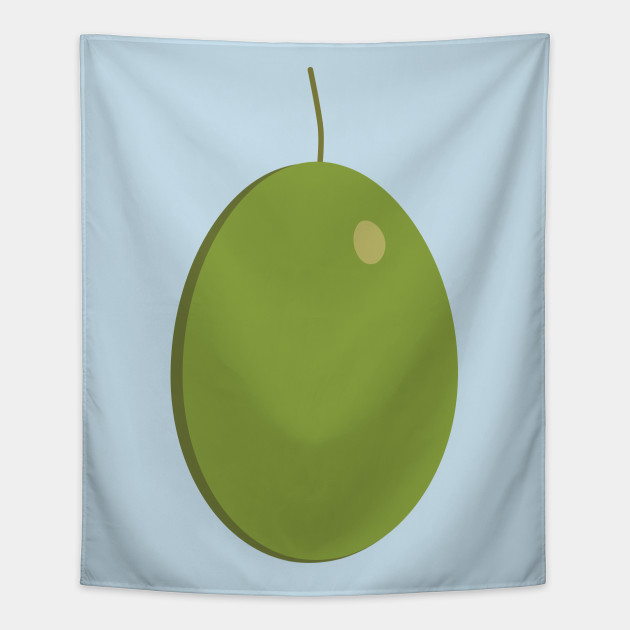 630x630 Green Olive Icon In Flat Design