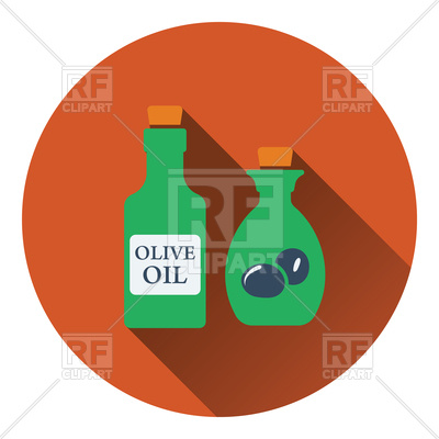 Bottle Of Olive Oil Icon, Flat Color Design Vector Image Of Food 400x400 Bottle Of Olive Oil Icon, Flat Color Design Vector Image Of Food