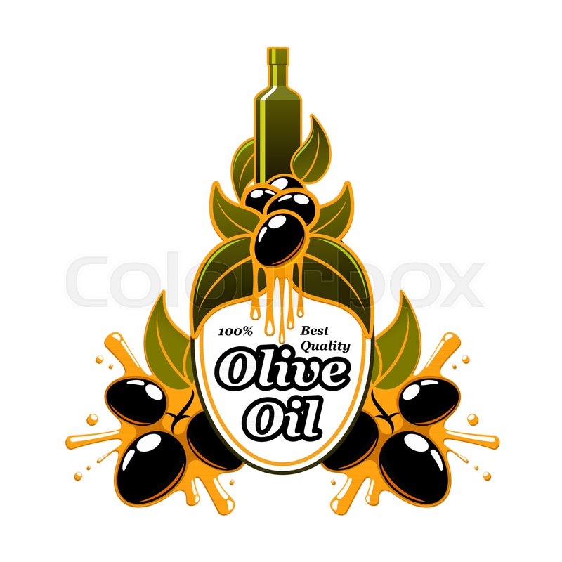 Olive Oil Icon Or Label Of Green And Stock Vector Colourbox 800x800 Olive Oil Icon Or Label Of Green And Stock Vector Colourbox