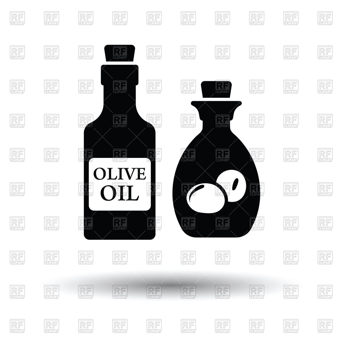 Bottle Of Olive Oil Icon On White Background Vector Image Of Food 1200x1200 Bottle Of Olive Oil Icon On White Background Vector Image Of Food