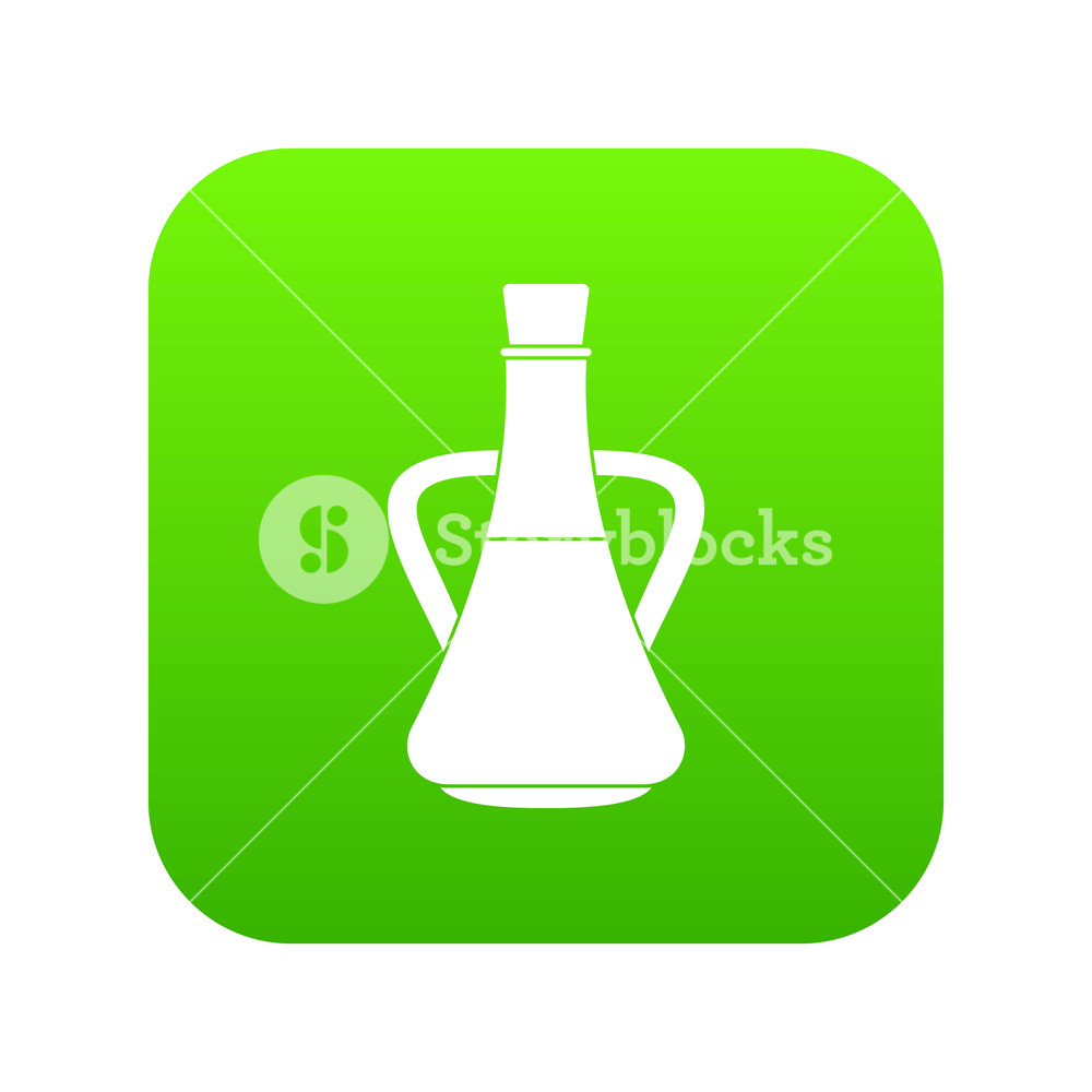 Bottle With Olive Oil Icon Digital Green For Any Design Isolated 1000x1000 Bottle With Olive Oil Icon Digital Green For Any Design Isolated