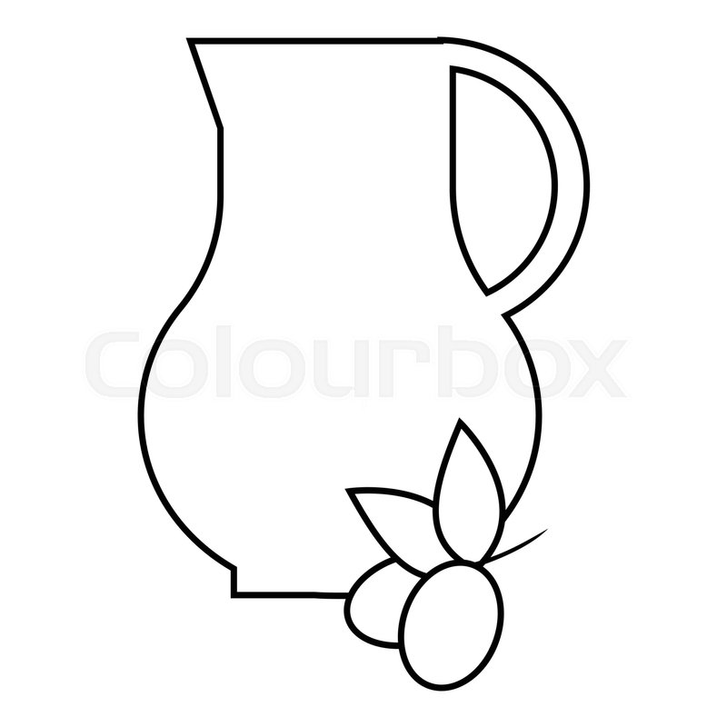 Jug Of Olive Oil Icon Outline Stock Vector Colourbox 800x800 Jug Of Olive Oil Icon Outline Stock Vector Colourbox