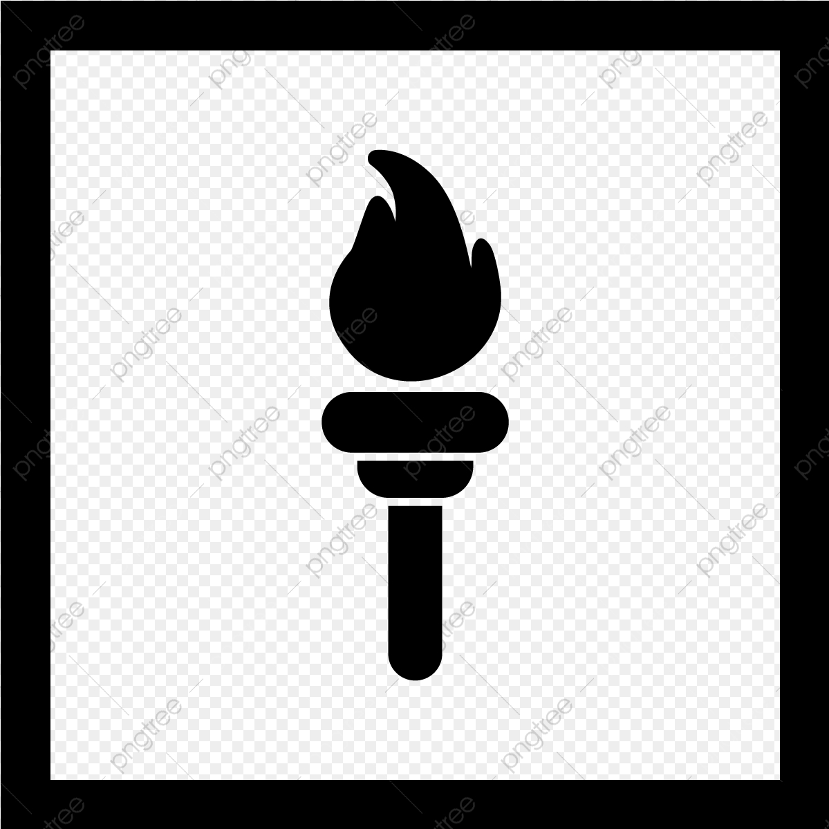 1199x1199 Vector Olympic Games Icon, Games, Olympic, Olympic Torch Png
