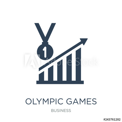 500x500 Olympic Games Icon Vector On White Background, Olympic Games Tre