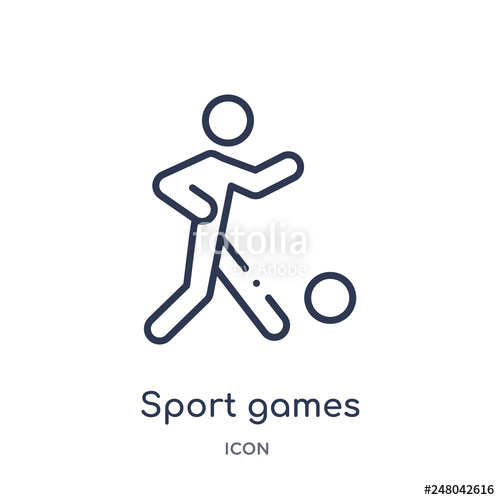 500x500 Sport Games Icon From Olympic Games Outline Collection Thin Line
