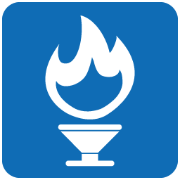 256x256 Olympic Flame Icon