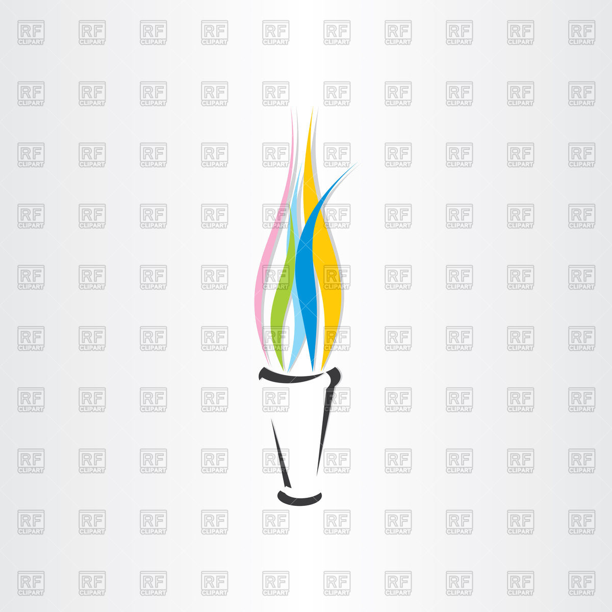 1200x1200 Olympic Fire Icon Vector Image Of Signs, Symbols, Maps