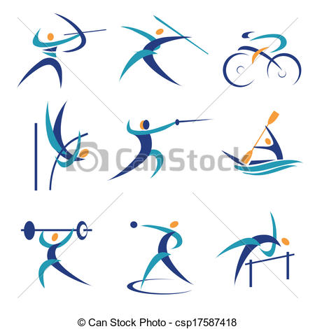 450x470 Olympic Sports Icons Colorful Icons And Illustrations
