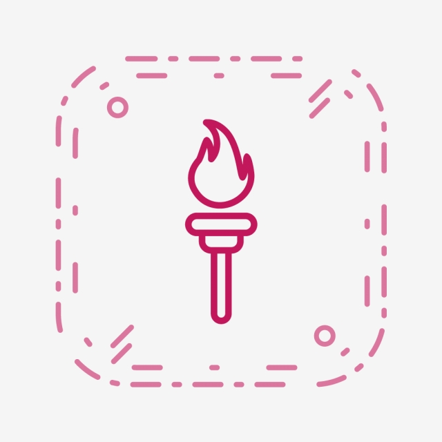 640x640 Vector Olympic Games Icon, Games Icon, Olympic Icon, Olympic Torch