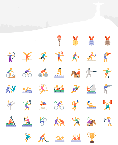 498x608 Freebie Olympics Sports Icon Set
