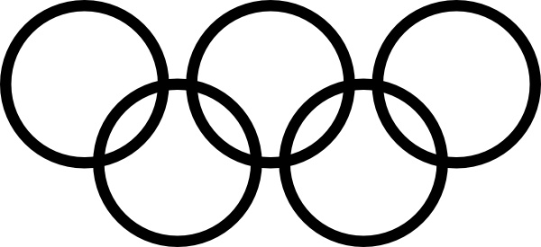 600x275 Olympic Rings Icon Clip Art Free Vector In Open Office Drawing