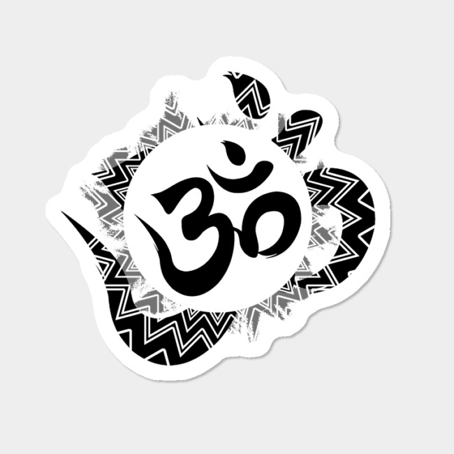 650x650 Om Icon Sticker