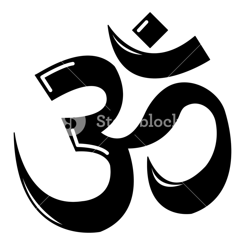 1000x1000 Om Symbol Hinduism Icon Simple Illustration Of Om Symbol
