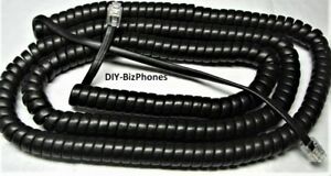 300x160 Black Handset Cord Iwatsu Phone Adix Omega Icon Coil