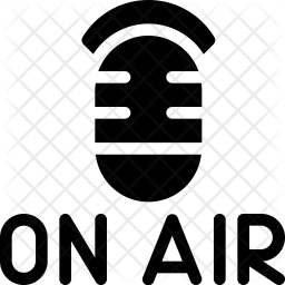256x256 On Air Icon Of Glyph Style