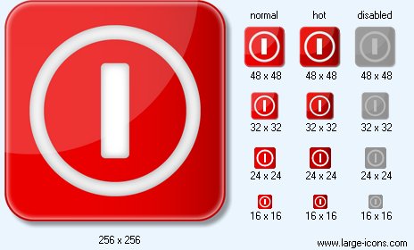464x280 Turn Off Icon Image Large Symbol Icons