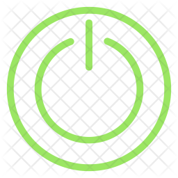 256x256 Power Off Icon Of Colored Outline Style