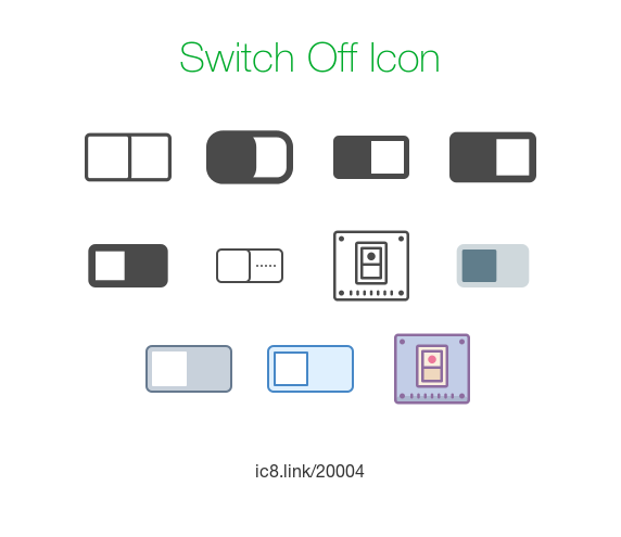 572x495 Switch Off Icon