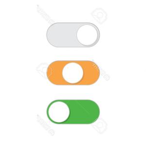 300x300 Stock Image Phone Switch Icon On Off Toggle For Design