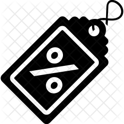 256x256 Sale Icon Of Glyph Style