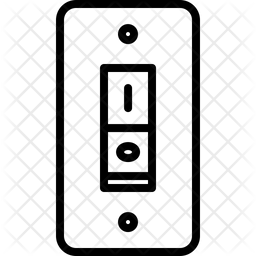 256x256 Light Switch Icon Of Line Style