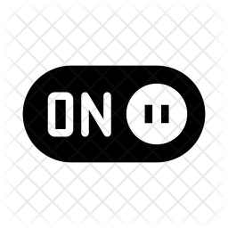 256x256 Switch Icon Of Glyph Style