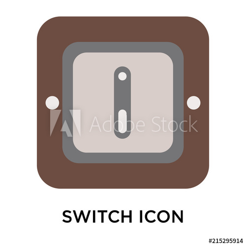 500x500 Switch Icons Isolated On White Background Modern And Editable