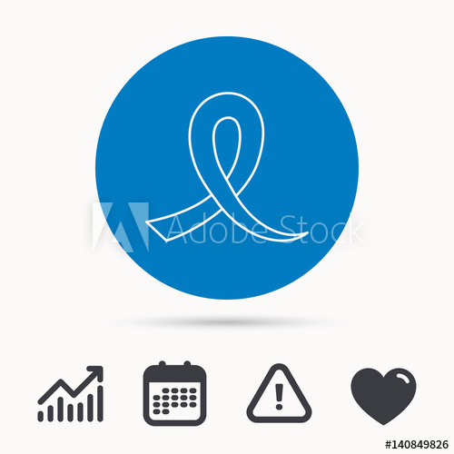 500x500 Awareness Ribbon Icon Oncology Sign Calendar, Attention Sign
