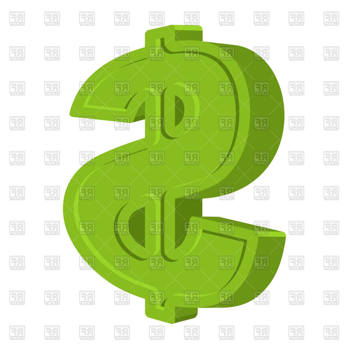 1200x1200 Hd Green Dollar Sign Vector Image Vector Images Design