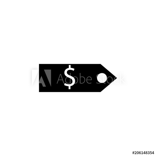 500x500 Dollar Tag Icon Element Of Web Icon With One Color For Mobile