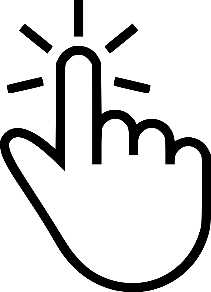 708x980 Icon One Finger Click Png Icon Free Download