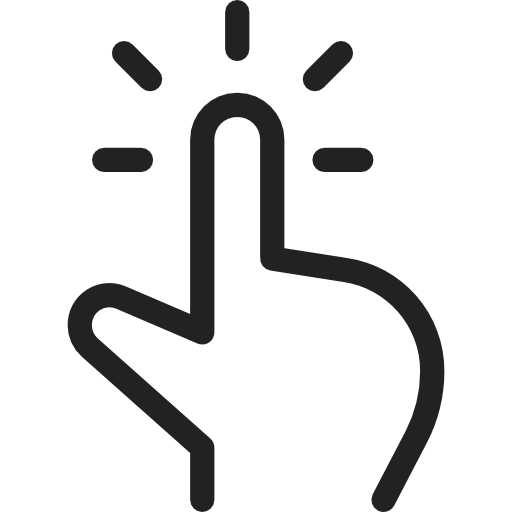 512x512 One Finger Click Icons Free Download