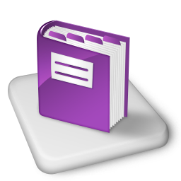 256x256 Book, Color, Ms, Onenote Icon