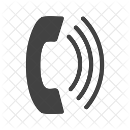 256x256 Ongoing Call Icon Of Glyph Style